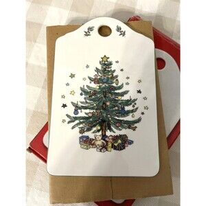 Christmas Holiday Tree Decorative Ceramic Nikko Snack/Cheese Board Celebration